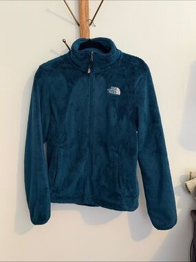 The North Face Deep Teal Plush Zip Fleece Jacket